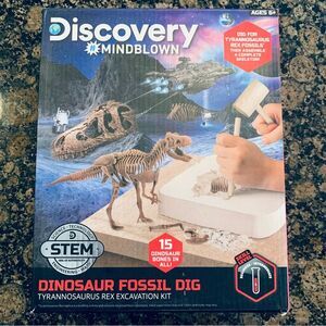 Discovery Mindblown T-Rex Dinosaur Fossil Dig Stem Toy Craft Kit